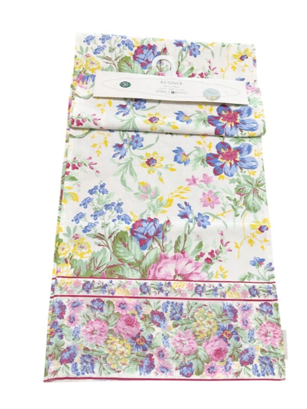 NEW April Cornell ETERNAL ROSE Table Runner 16” x 90”